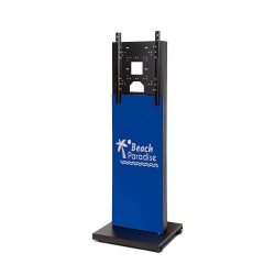 Screen standing with custom visual