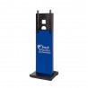 Screen standing with custom visual