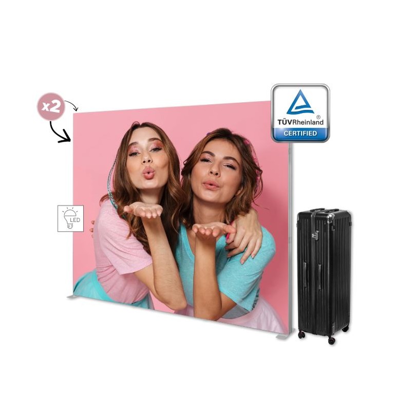 Lumix pro 2.5x3m avec flightcase/acheter/rapidoprinting