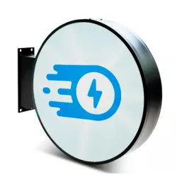 luminous sign ronde50cm / commerce / buy / Rapidoprinting