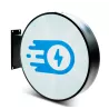 luminous sign ronde50cm / commerce / buy / Rapidoprinting