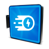 Enseigne carree 60cm/commerces/acheter/Rapidoprinting