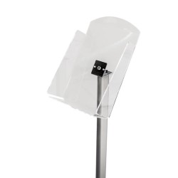 Présentoir Plexiglass sur pied pour documents format A4