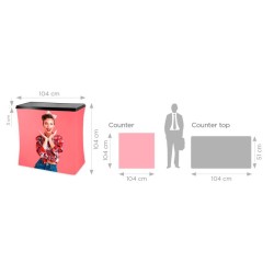 stand size