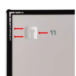 Cadre Slim LED : mise en avant d'affiches grâce à l'éclairage intégré