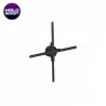 3D Fan Video Screen Showcase Hologram 3D