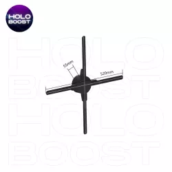 3D Fan Video Screen Showcase Hologram 3D