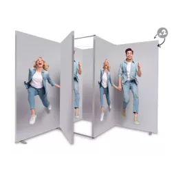 Stand cadre alu personnalisable en 3mx3m/acheter/stand professionnel/rapidoprinting