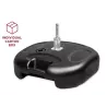 Umbrella foot with integrated rotator