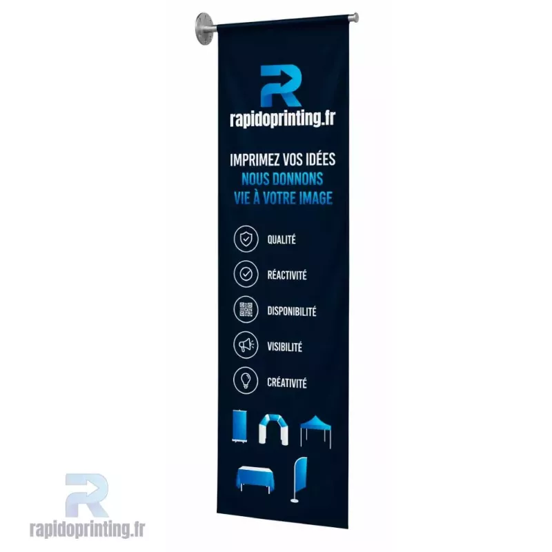 Flag Showcase Suction cup Eco Polyester / flag showcase / buy / rapidoprinting