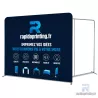 Stand right front / back cheap printing on polyester /