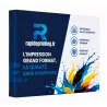 Stand Pop-up M impression sur tissu avec structure accordéon type parapluie