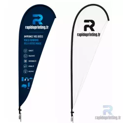 Advertising Sailing Ski Resort Beach Flag Drop S / beach flag drop / oriflame / buy / rapidoprinting