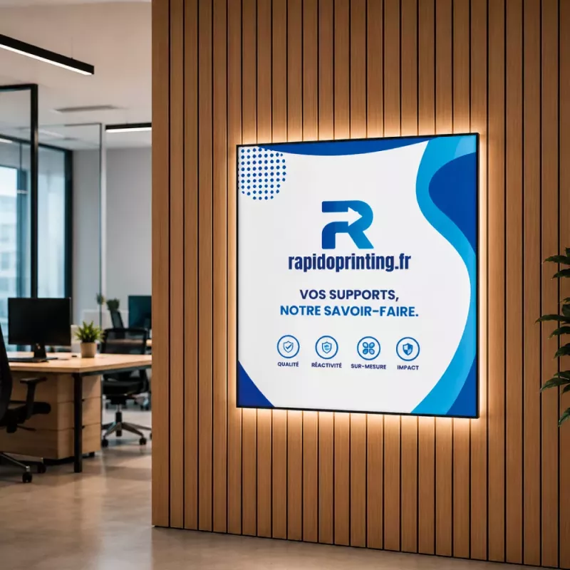 LEDBox Mural - tensile canvas backlit-rapidoprinting