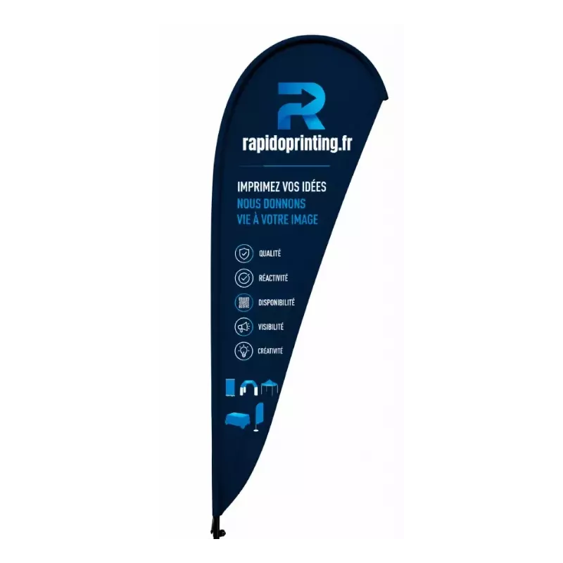 Advertising Sailing Ski Resort Beach Flag Drop S / beach flag drop / oriflame / buy / rapidoprinting