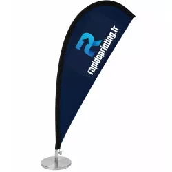 Beach Flag Tisch mit Logo-Druck