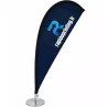 Drapeau Beach flag de table avec impression logo/beach flag spécifique/oriflamme/acheter/rapidoprinting