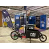 Advertising flag print logo beach flag bike fixation
