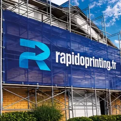 Printing Advertising Banner on Micro-perforated 330g wind resistant for scaffolding / microperforme tarpaulin / buy /