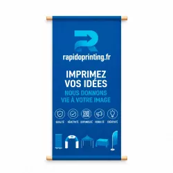 Kakemono to fix rapidoprinting