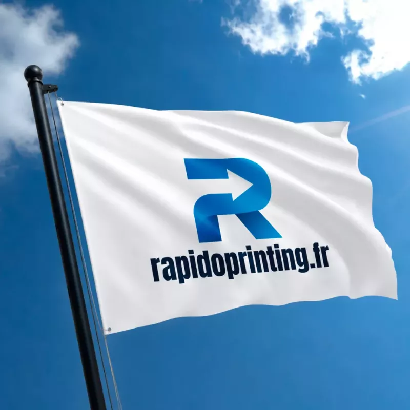 Custom Flag Polyester 115g Format 100x150cm / flags outdoor mast / rapidoprinting