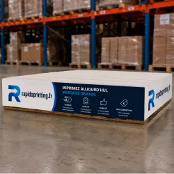 Personalized cover for Euro pallet