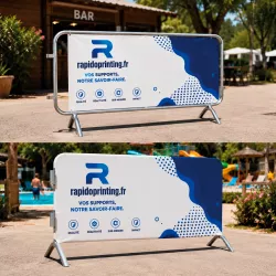 communication / safety barrier / vauban / buy / rapidoprinting