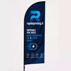 Reinsstation / beach flag / buy / Rapidoprinting
