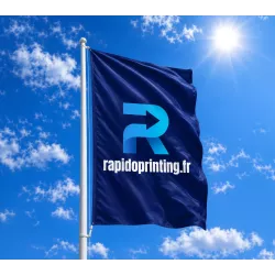 polyester custom flag 115gr 150x225 / flag mat outdoor / buy / rapidoprinting
