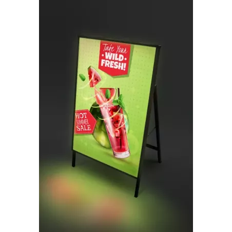 Impression en UV backlight pour cadre ultra fin rétroécaliré