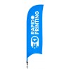 Impression beach flag économique /beach flag classique/oriflamme/acheter/rapidoprinting