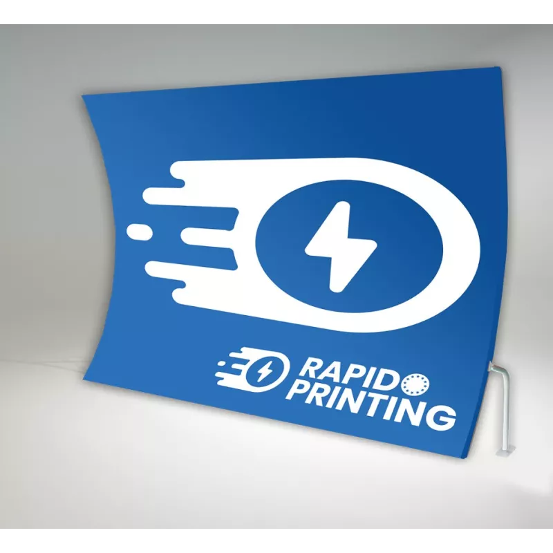 Recto / back curved stand horizontal printing on textile