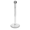 Post Barrier Reel Chrome Queue With Red Strap