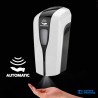 Automatischer hydroalkoholischer Gelverteiler zu Fuß mit A4 Postertür