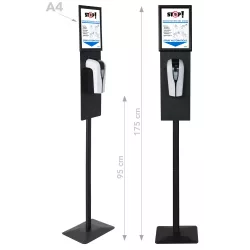 Distributor Hydro Alcoholic Hydro Stand With Door Display A4