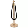 Golden pole barrier rope ball