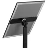 Door menu restaurant / visual on foot black format A3