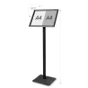 Door menu restaurant / visual on foot black format A3