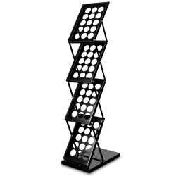 Black Foldable Brochures Door for Living Room and Show Room