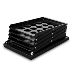Black Foldable Brochures Door for Living Room and Show Room