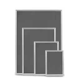 Gray Wall Display Door Snapframe System