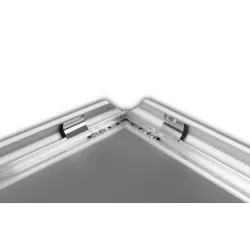 Gray Wall Display Door Snapframe System