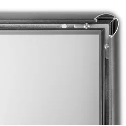 Black Wall Display Door Snapframe System