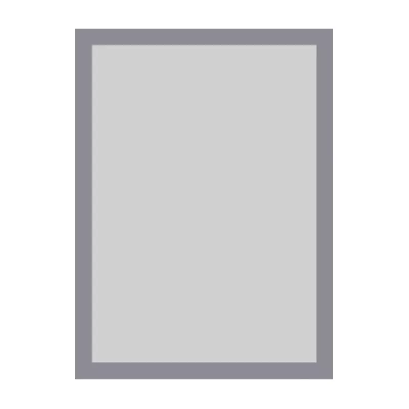 Silver magnetic adhesive poster door