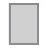 Silver magnetic adhesive poster door