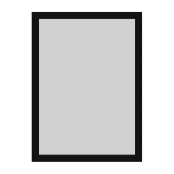 Black Magnetic Adhesive Display Door