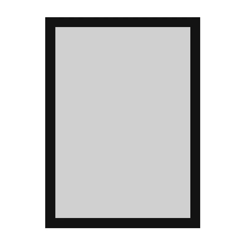 Black Magnetic Adhesive Display Door
