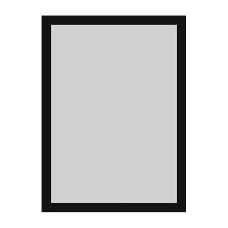 A4 A3 Black Magnetic Poster Holder for Wall and Showcase | Rapidoprinting