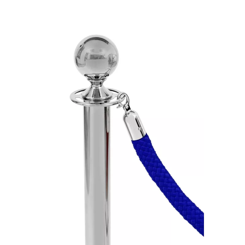 Twisted cord 160cm chrome buckle rope barrier