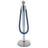 Twisted cord 160cm chrome buckle rope barrier